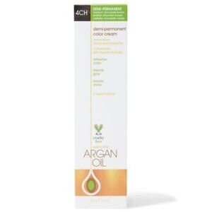 One 'n Only Argan Oil Demi Permanent Color Cream 4CH Medium Chocolate Brown